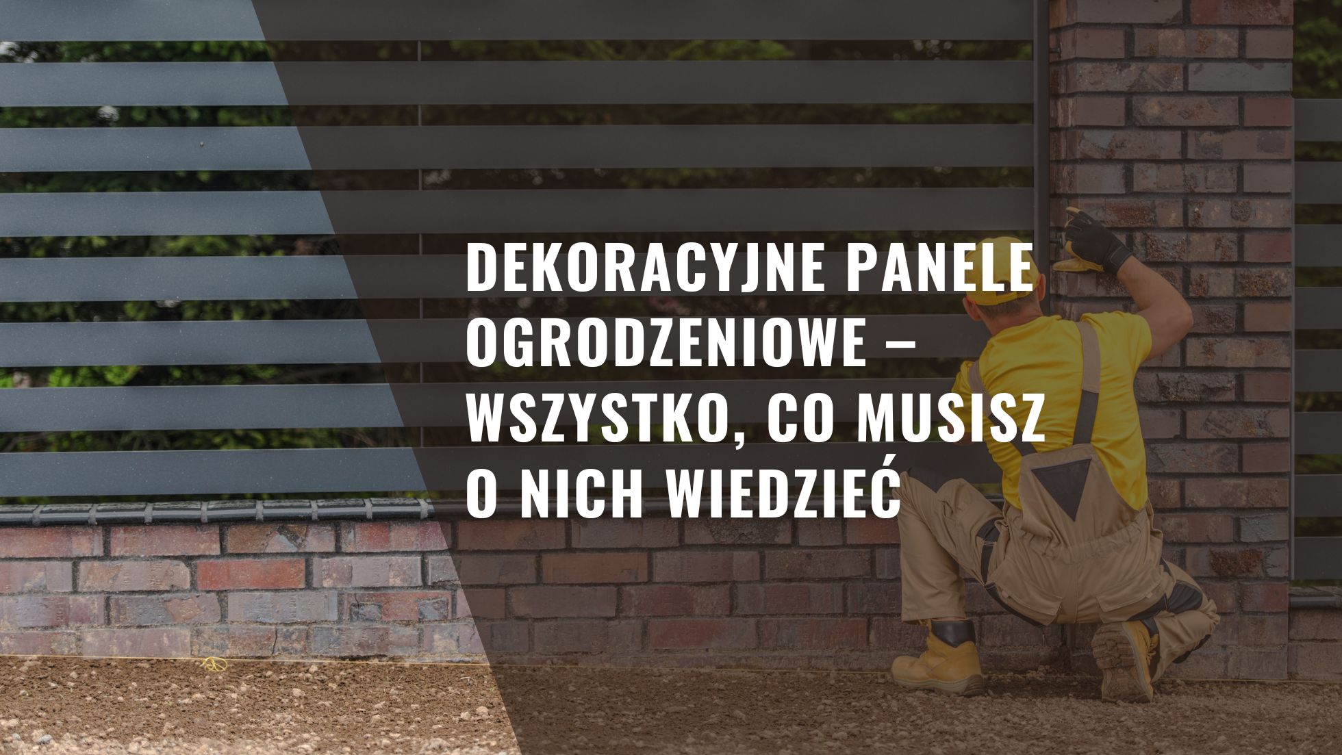 Dekoracyjne panele ogrodzeniowe